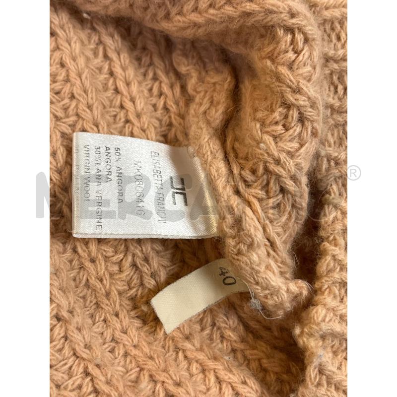MAGLIONE DONNA ELISABETTA FRANCHI COLOR SALMONE CHIARO | Mercatino dell'Usato Ciampino 5