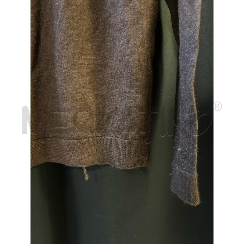 MAGLIONE DONNA MALO LANA SETA E CASHMERE MARRONE | Mercatino dell'Usato Ciampino 3