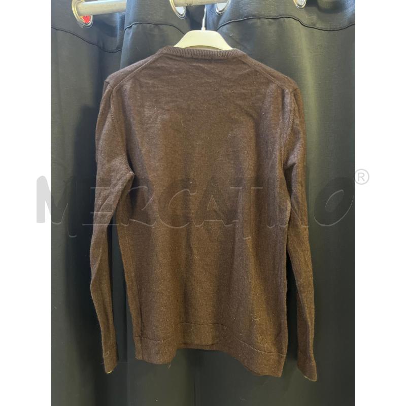 MAGLIONE DONNA MALO LANA SETA E CASHMERE MARRONE | Mercatino dell'Usato Ciampino 4