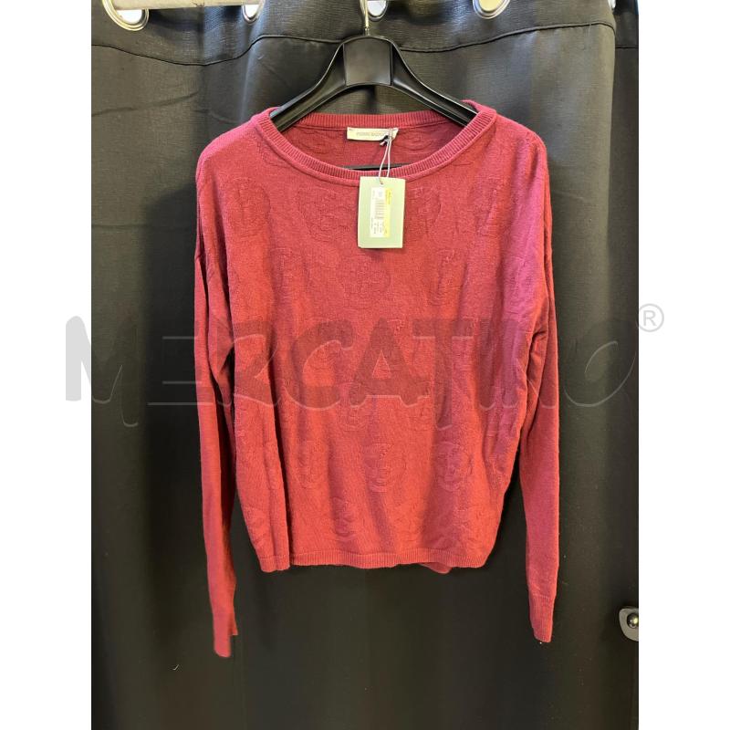MAGLIONE DONNA PIERRE BALMAIN NUOVO BORDEAUX | Mercatino dell'Usato Ciampino 1