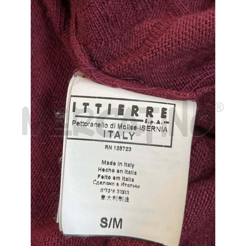 MAGLIONE DONNA PIERRE BALMAIN NUOVO BORDEAUX | Mercatino dell'Usato Ciampino 5
