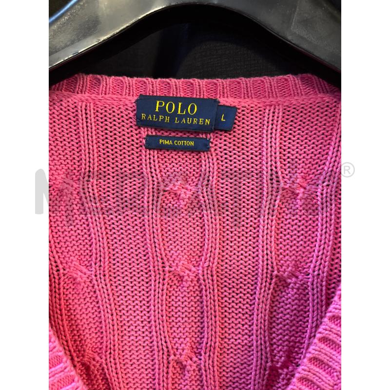 MAGLIONE DONNA POLO RALPH LAUREN FUCSIA  | Mercatino dell'Usato Ciampino 2