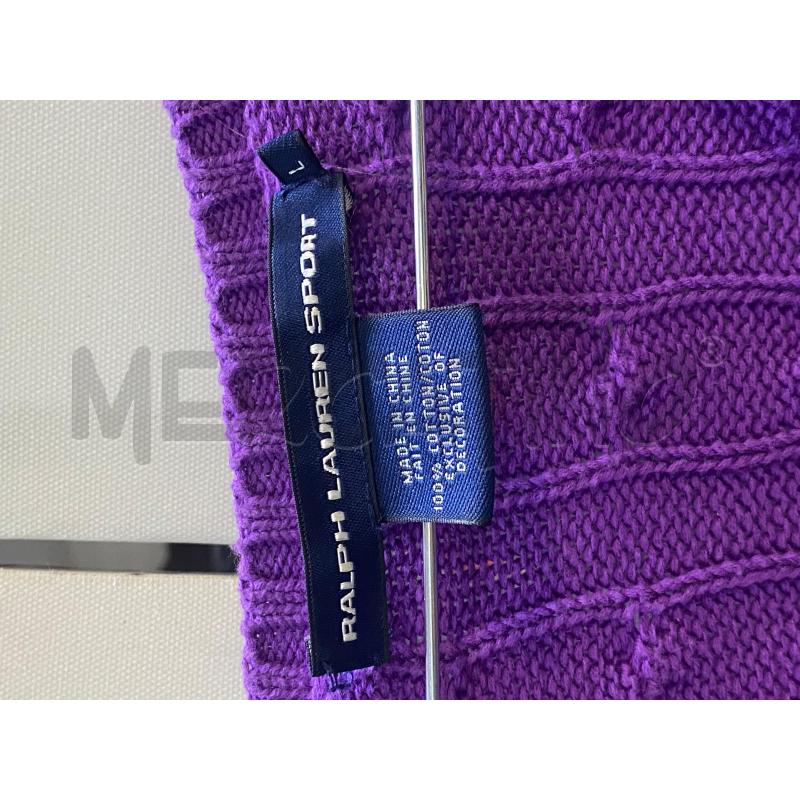 MAGLIONE DONNA RALPH LAUREN VIOLA | Mercatino dell'Usato Ciampino 2