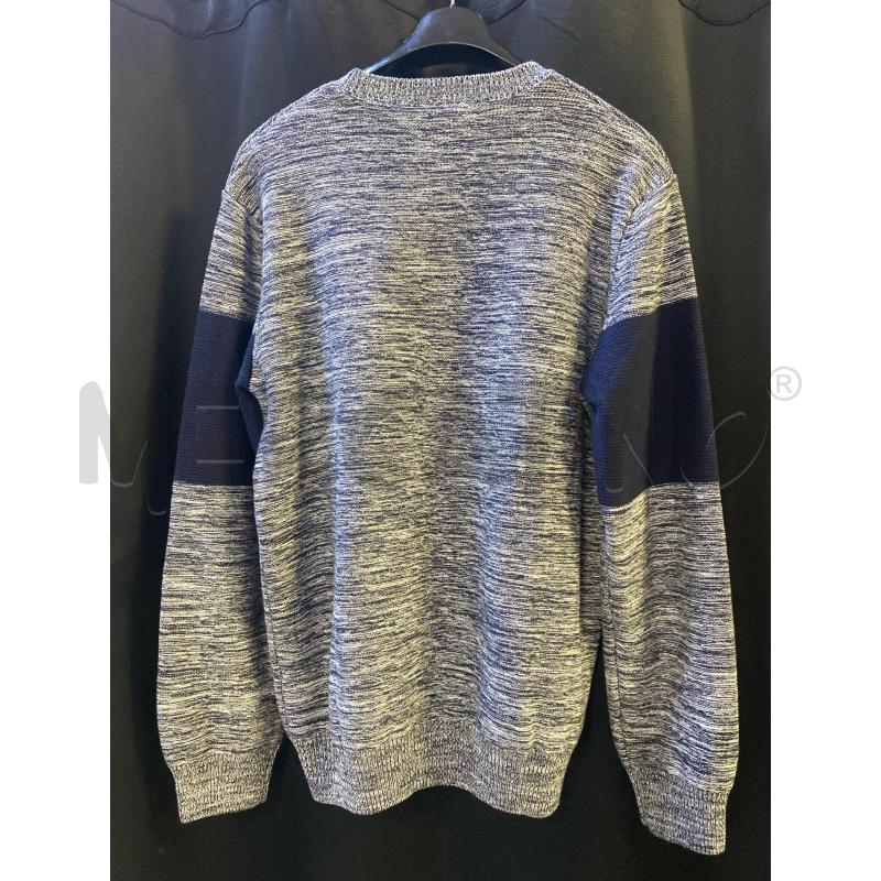 MAGLIONE UOMO ARMANI EXCHANGE BLU BIANCO  | Mercatino dell'Usato Ciampino 3