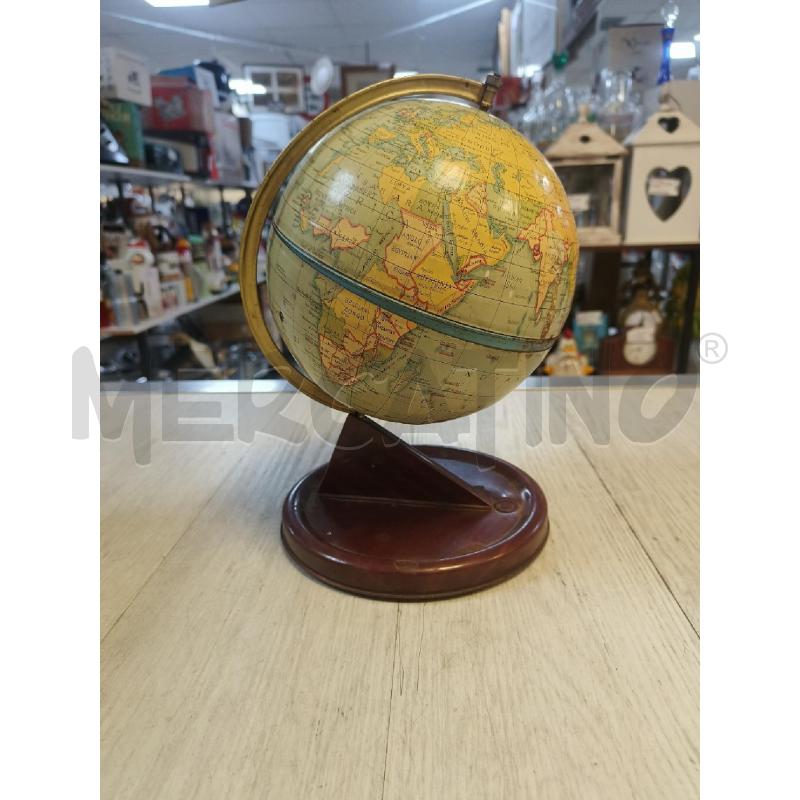 MAPPAMONDO VINTAGE METALLO  | Mercatino dell'Usato Ciampino 1