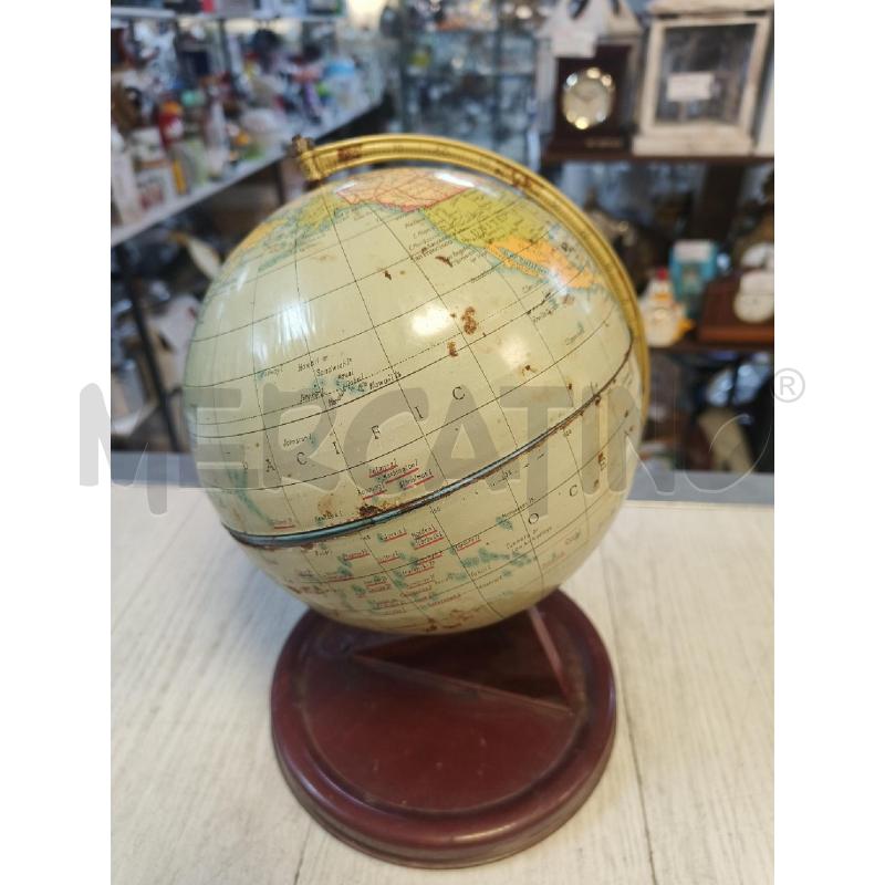 MAPPAMONDO VINTAGE METALLO  | Mercatino dell'Usato Ciampino 3