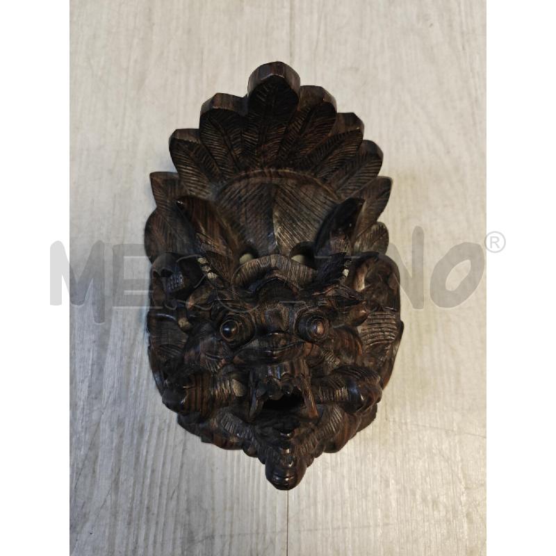 MASCHERA LIBANESE LEGNO INTARSIATA A MANO | Mercatino dell'Usato Ciampino 1