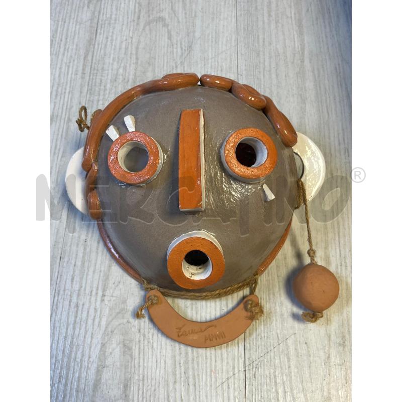 MASCHERA TERRACOTTA ETNICA/TRIBALE | Mercatino dell'Usato Ciampino 1