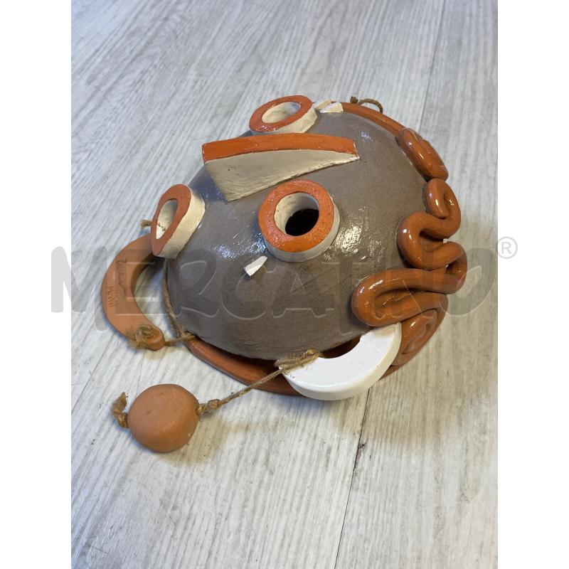 MASCHERA TERRACOTTA ETNICA/TRIBALE | Mercatino dell'Usato Ciampino 2