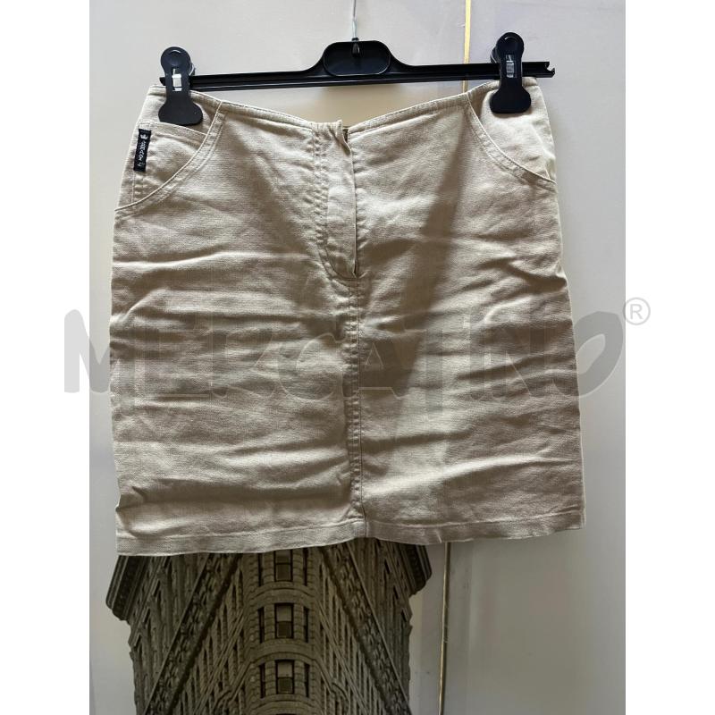 MINI GONNA ARMANI JEANS BEIGE  | Mercatino dell'Usato Ciampino 1
