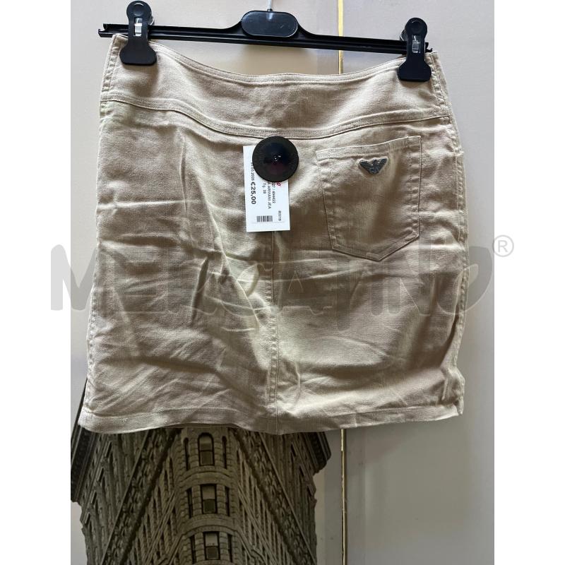 MINI GONNA ARMANI JEANS BEIGE  | Mercatino dell'Usato Ciampino 2