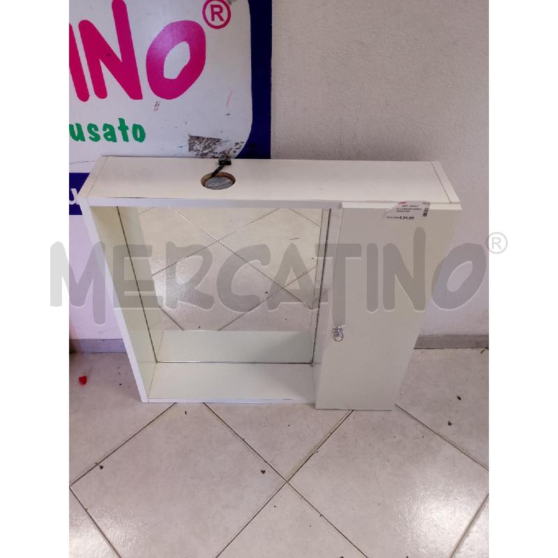 MOBILETTO BAGNO BIANCO CON SPECCHIO | Mercatino dell'Usato Ciampino 1