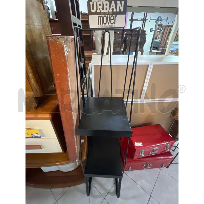 MOBILETTO IN FERRO NERO URBAN MOVER | Mercatino dell'Usato Ciampino 1