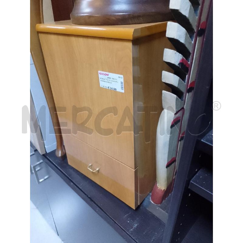 MOBILETTO IN LEGNO PORTABIANCHERIA | Mercatino dell'Usato Ciampino 4