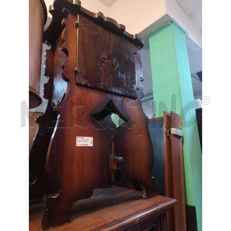 MOBILETTO IN LEGNO VITAGE CON 2 SPORTELLI | Mercatino dell'Usato Ciampino 3