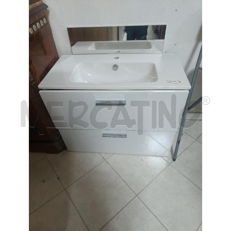 MOBILE BAGNO BIANCO CON SPECCHIO | Mercatino dell'Usato Ciampino 1