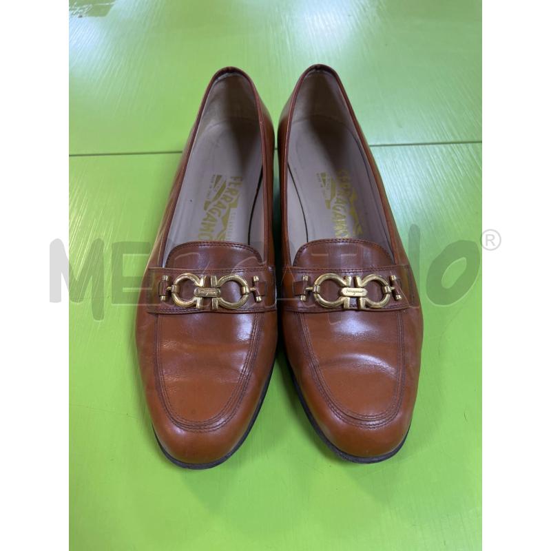 MOCASSINI DONNA FERRAGAMO TACCO BASSO | Mercatino dell'Usato Ciampino 1