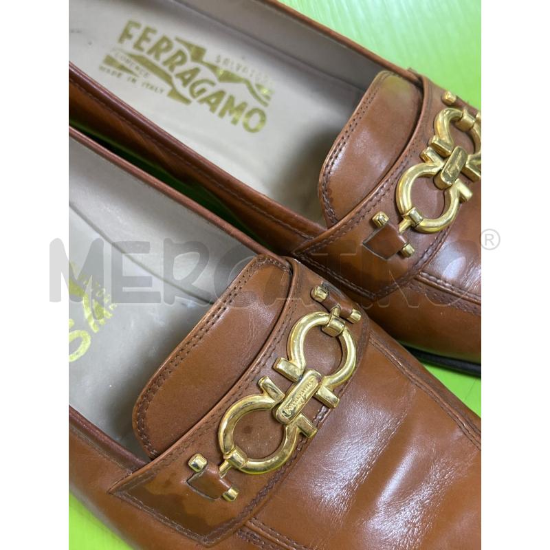 MOCASSINI DONNA FERRAGAMO TACCO BASSO | Mercatino dell'Usato Ciampino 3