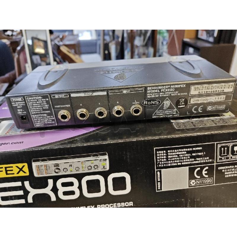 MULTIEFFETTO PROCESSORE BEHRINGER FEX800 | Mercatino dell'Usato Ciampino 4