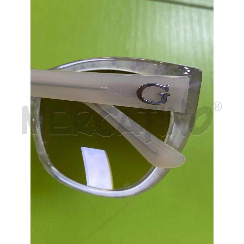 OCCHIALI DONNA GUESS BIANCHI BRILL INTORNO  | Mercatino dell'Usato Ciampino 3