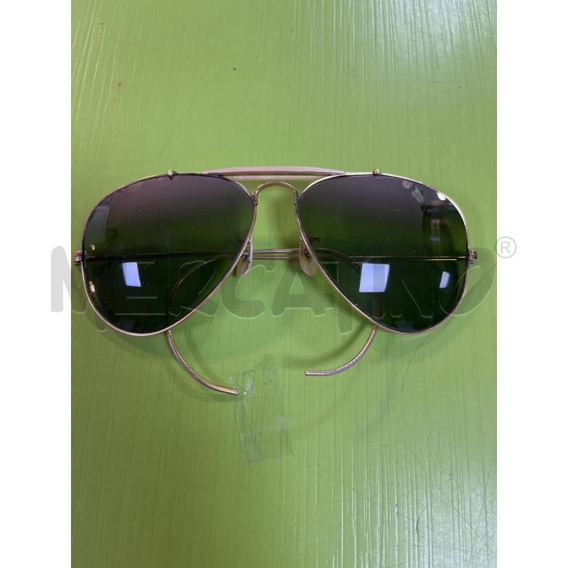 OCCHIALI DONNA MODELLO RAYBAN DORATI STECCA ARROTOLATA | Mercatino dell'Usato Ciampino 1
