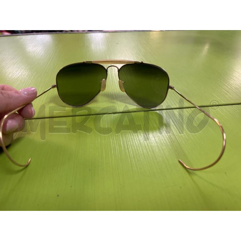 OCCHIALI DONNA MODELLO RAYBAN DORATI STECCA ARROTOLATA | Mercatino dell'Usato Ciampino 5