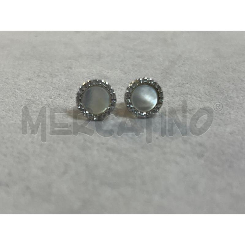 ORECCHINI ARG925 CERCHIO BRILL MADREPERLA | Mercatino dell'Usato Ciampino 1