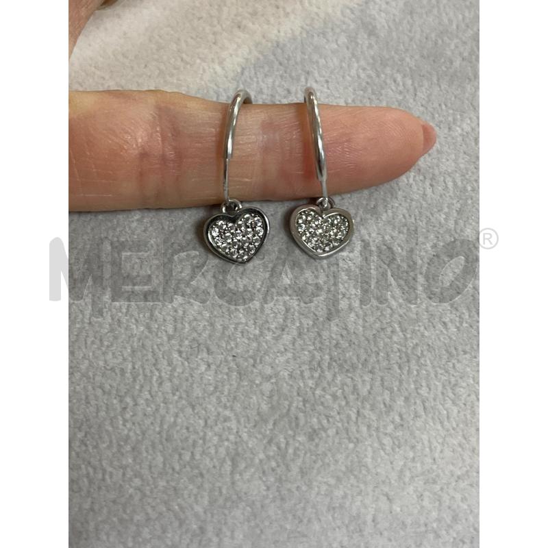 ORECCHINI ARG925 PEND CUORE BRILL | Mercatino dell'Usato Ciampino 1