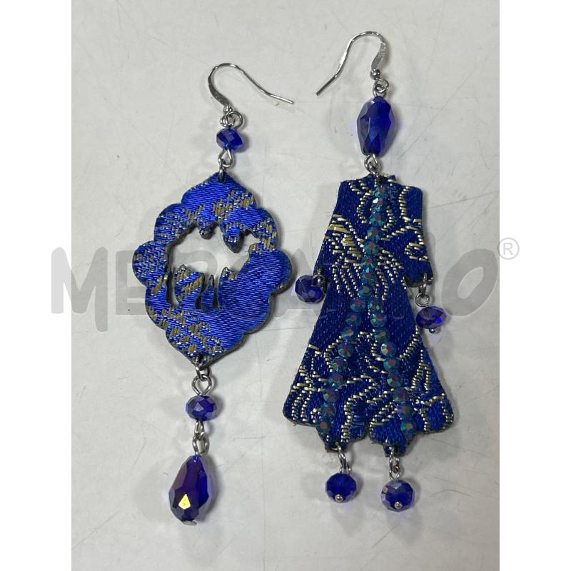 ORECCHINI ARG925 PEND FANT.BLU  | Mercatino dell'Usato Ciampino 1