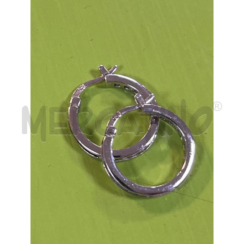 ORECCHINI CERCHIO ARG925 BRILL | Mercatino dell'Usato Ciampino 2