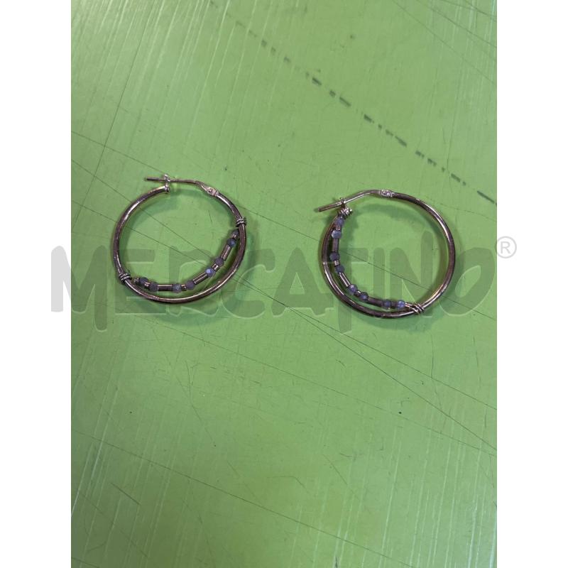 ORECCHINI CERCHIO E STR ARG925 | Mercatino dell'Usato Ciampino 1