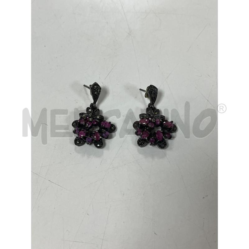 ORECCHINI MARCAS.PIETRE VIOLA | Mercatino dell'Usato Ciampino 1
