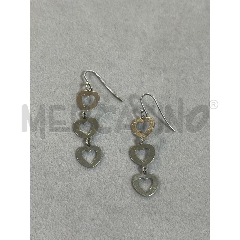 ORECCHINI PEND CUORI ARG925 | Mercatino dell'Usato Ciampino 1