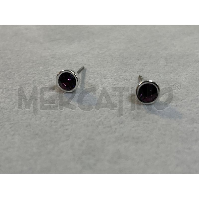 ORECCHINI PUNTO LUCE SWAROVSKI VIOLA | Mercatino dell'Usato Ciampino 1