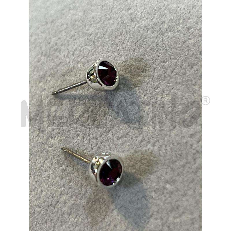 ORECCHINI PUNTO LUCE SWAROVSKI VIOLA | Mercatino dell'Usato Ciampino 4