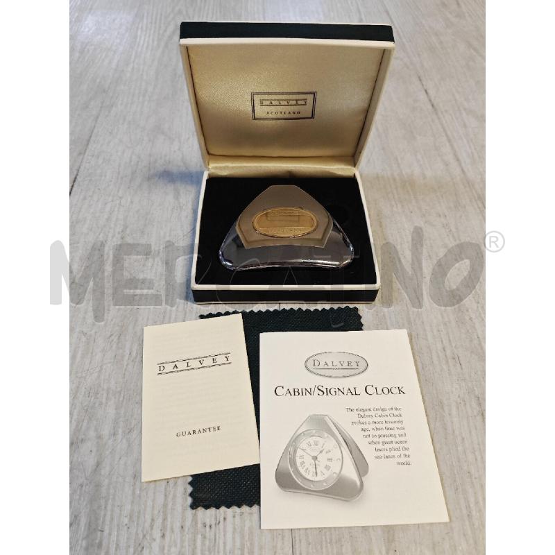 OROLOGIO DA TAVOLO DALVEY OF SCOTLAND CABIN CLOCK | Mercatino dell'Usato Ciampino 1