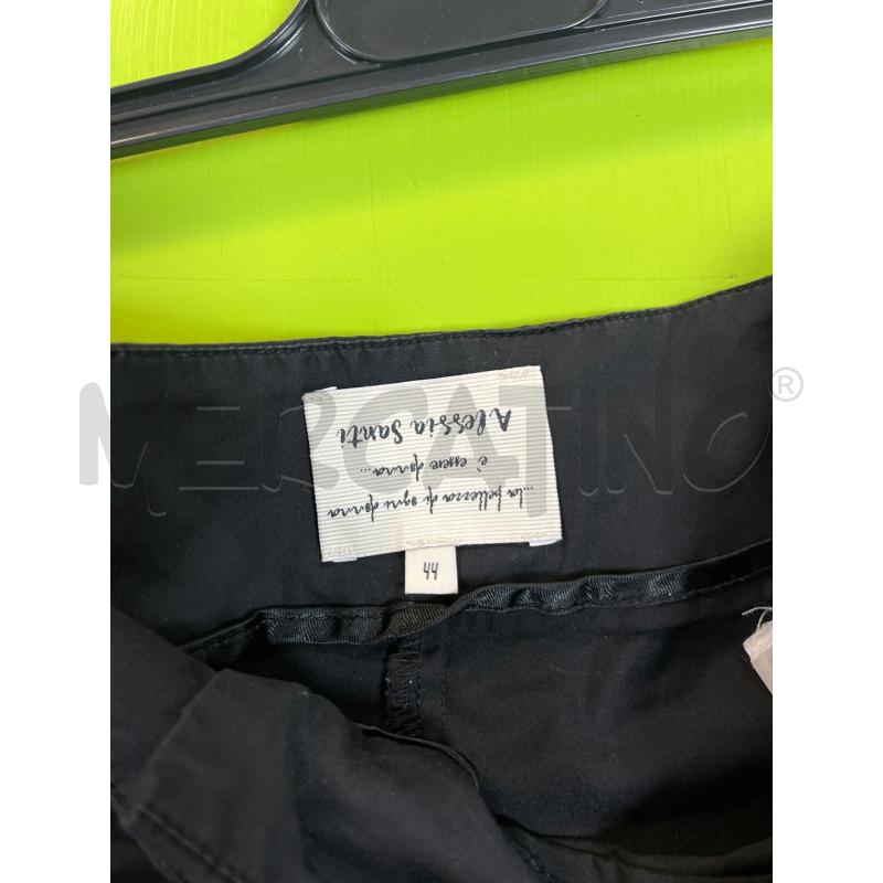 PANTALONE DONNA ALESSIA SANTI NERO  | Mercatino dell'Usato Ciampino 4