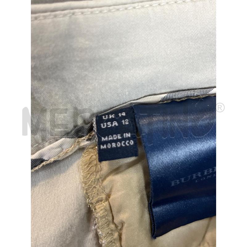 PANTALONE DONNA BEIGE BURBERRY | Mercatino dell'Usato Ciampino 4