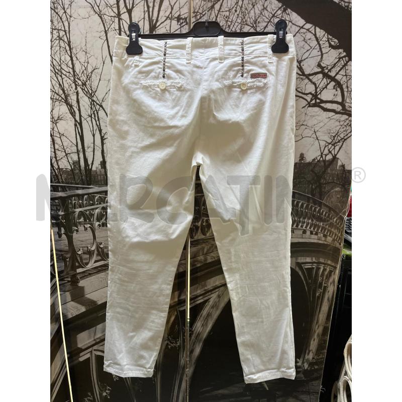 PANTALONE DONNA BIANCO LIUJO | Mercatino dell'Usato Ciampino 4