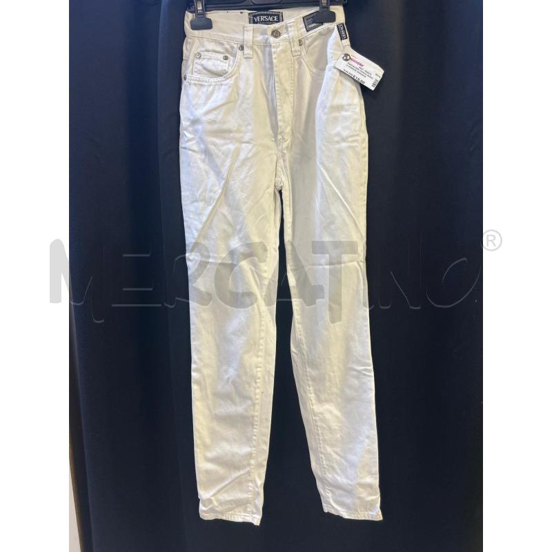 PANTALONE DONNA BIANCO VERSUS VERSACE | Mercatino dell'Usato Ciampino 1