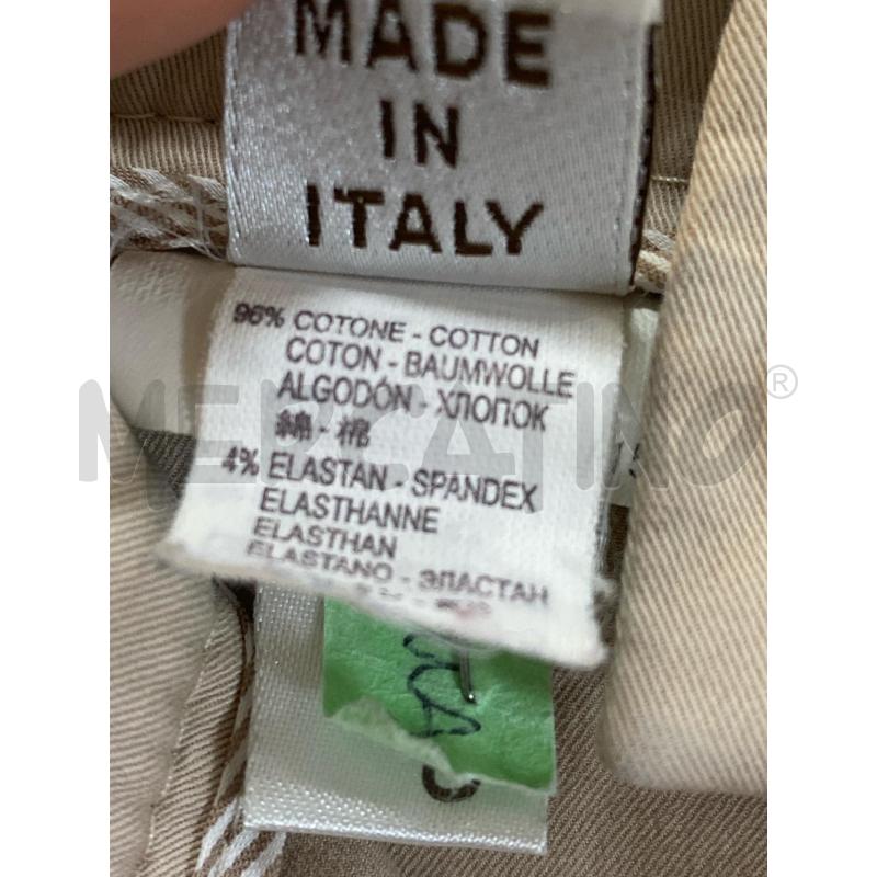 PANTALONE DONNA BRUNELLO CUCINELLI BEIGE COTONE | Mercatino dell'Usato Ciampino 5
