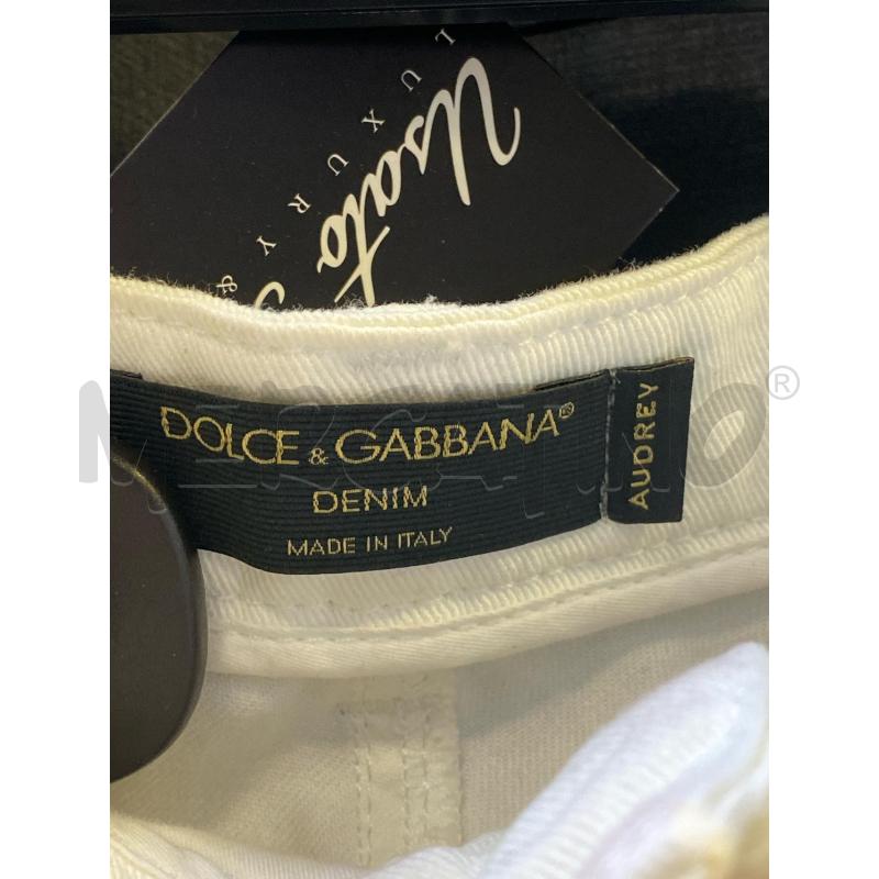 PANTALONE DONNA DOLCE E GABBANA BIANCO | Mercatino dell'Usato Ciampino 2