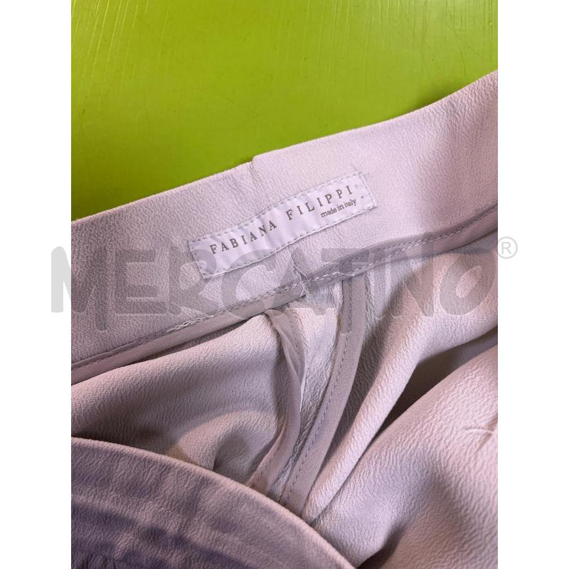 PANTALONE DONNA FABIANA FILIPPI GRIGIO MISTO SETA | Mercatino dell'Usato Ciampino 3