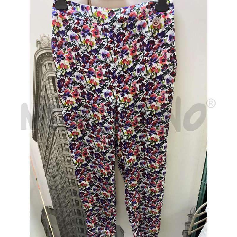 PANTALONE DONNA GAELLE FANT FIORI VIOLA ROSA ECC | Mercatino dell'Usato Ciampino 1