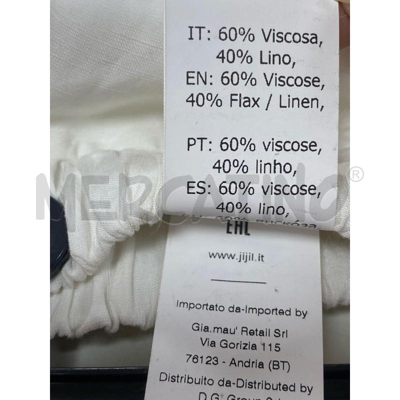 PANTALONE DONNA JIJIL BIANCO MISTO LINO | Mercatino dell'Usato Ciampino 5