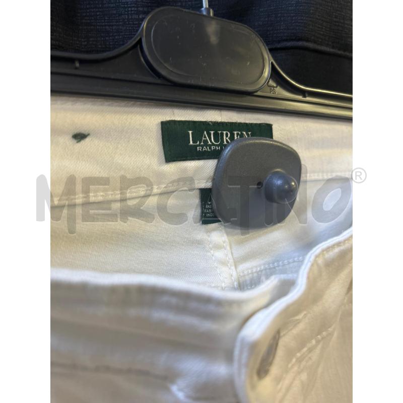 PANTALONE DONNA LAUREN RALPH LAUREN BIANCO  | Mercatino dell'Usato Ciampino 2