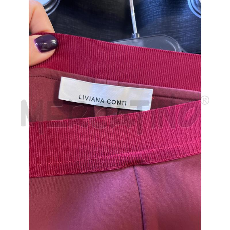 PANTALONE DONNA LIVIANA CONTI ROSSO ACCORCIATO | Mercatino dell'Usato Ciampino 2