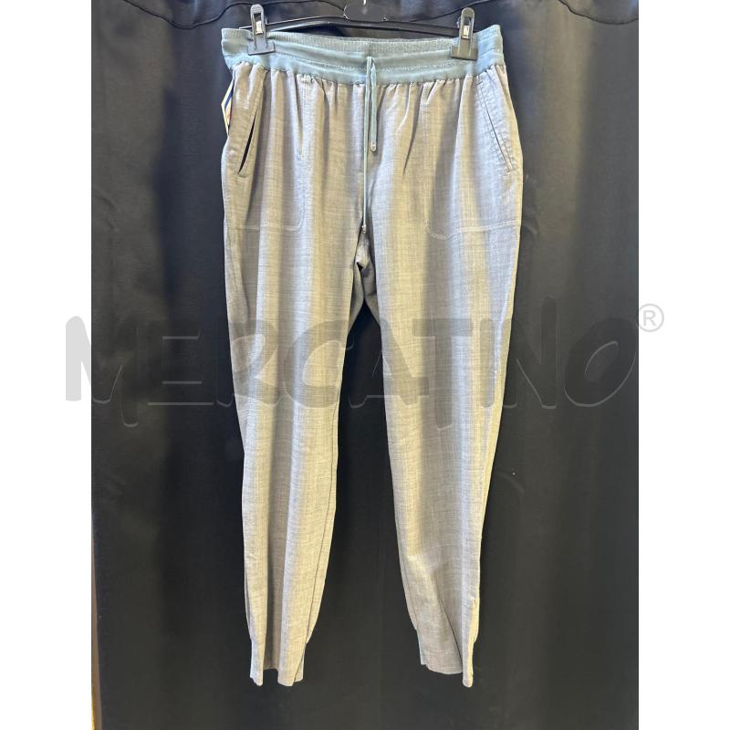 PANTALONE DONNA LORENA ANTONIAZZI GRIGIO | Mercatino dell'Usato Ciampino 1