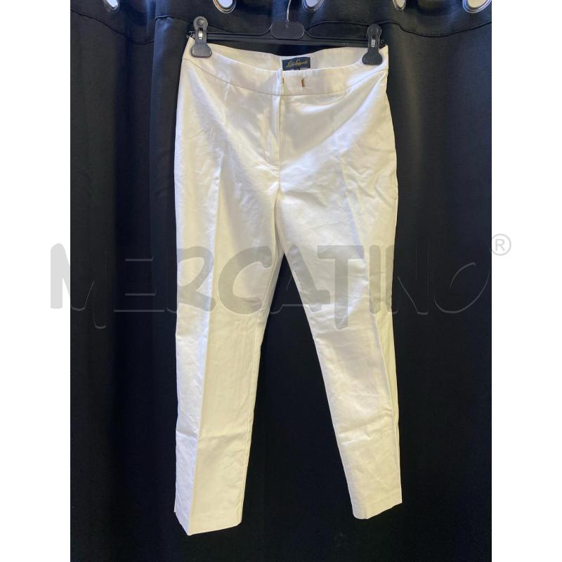 PANTALONE DONNA LUISA SPAGNOLI BIANCO  | Mercatino dell'Usato Ciampino 1