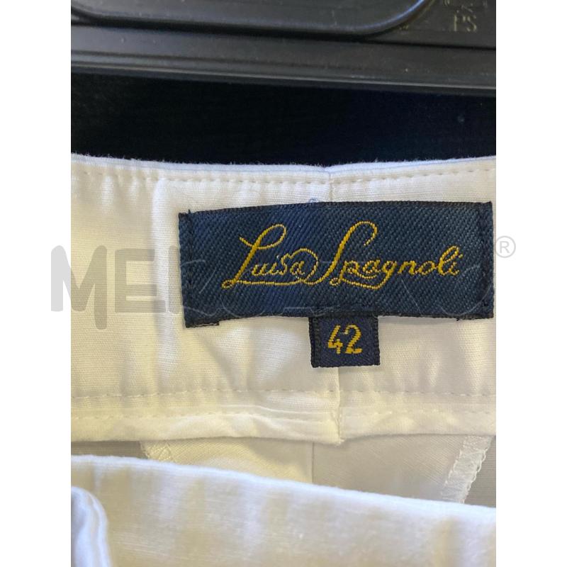 PANTALONE DONNA LUISA SPAGNOLI BIANCO  | Mercatino dell'Usato Ciampino 2